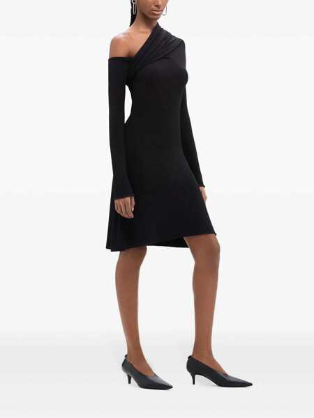 Rochii COURRGES Courrges Twist Crepe Mini Dress Black Femei (BM 17336370) 3