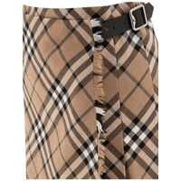 Imbracaminte Dama pagina 259 - Fuste Burberry Burberry Check Wool Blend Mini Kilt Beige Femei (BM 17337492) - B-mall.ro