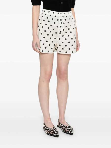 Pantaloni casual Moschino Moschino Shorts WHITE Femei (BM 17338089) 3