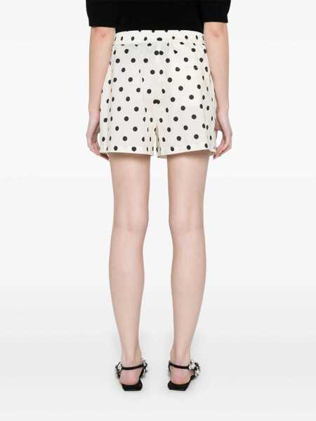 Pantaloni casual Moschino Moschino Shorts WHITE Femei (BM 17338089) 4