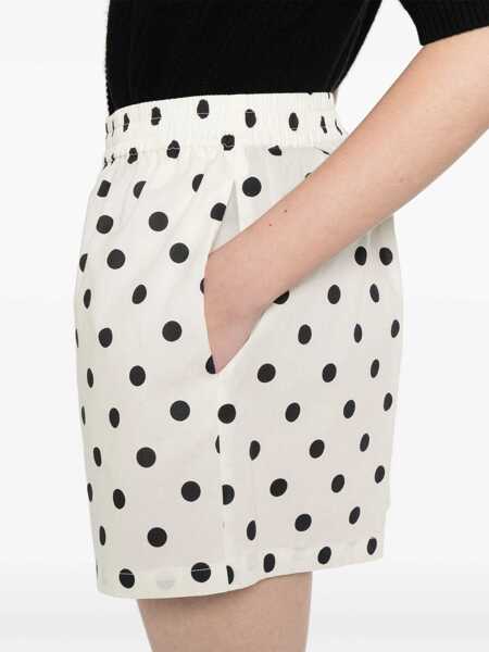 Pantaloni casual Moschino Moschino Shorts WHITE Femei (BM 17338089) 5