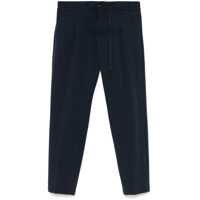 Pantaloni Daniele Alessandrini Blue Trousers In Cotton With Elastic Waistband Barbati