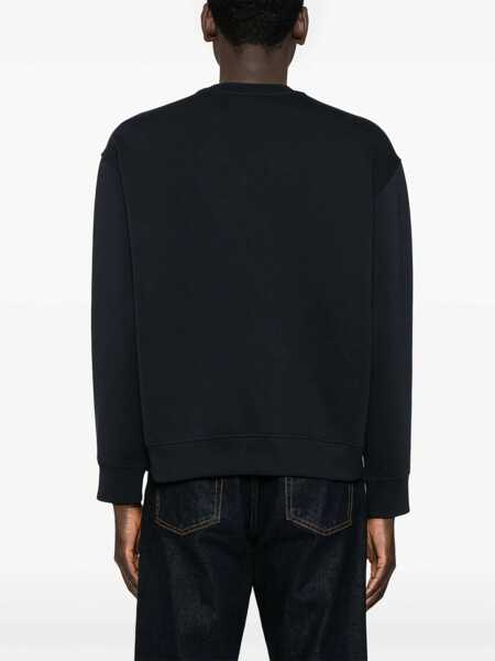 Pulovere Emporio Armani Emporio Armani Logo Cotton Sweatshirt BLUE Barbati (BM 17339685) 4