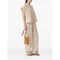 Pantaloni Fabiana Filippi Dama - Pantaloni casual Fabiana Filippi Fabiana Filippi Beige Linen Pants Beige Femei (BM 17341947) - B-mall.ro