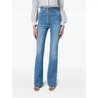 Blugi Elisabetta Franchi Dama - Blugi Elisabetta Franchi Elisabetta Franchi Button Jeans BLUE Femei (BM 17342064) - B-mall.ro