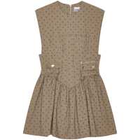 Rochii Ganni Ganni Beige Short Dress With Polka Dots