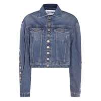 Geci Jean Paul Gaultier Blue Cotton Demim Jacket Femei