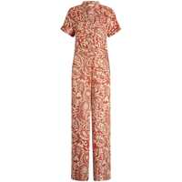 Pantaloni casual Liu Jo Orange Motif Jampsuit Femei