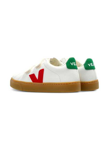 Sneakers VEJA SMALL ESPLAR CHROMEFREE LEATHER EXTRA-WHITEPEKINEMERAUDE SNEAKERS White Fete (BM 17343528) 3
