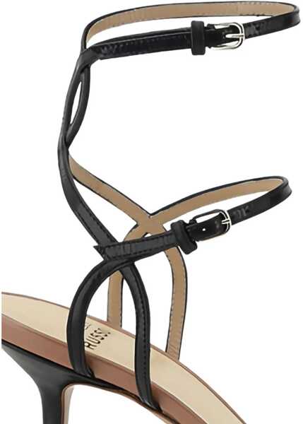 Sandale Francesco Russo Ankle strap sandals BLACK Femei (BM 17343640) 2