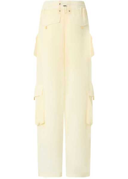 Pantaloni casual Pinko Sottocasa Pants BEIGE RUTABAGA Femei (BM 17343706) 2