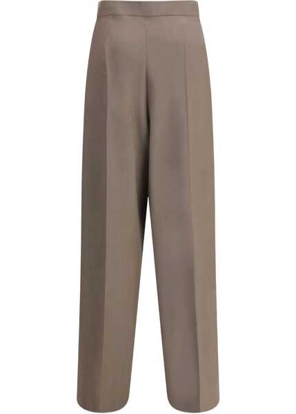Pantaloni casual SA SU PHI Lauren Pants MUD Femei (BM 17343724) 2