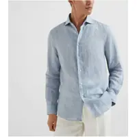 Camasi casual Brunello Cucinelli pentru Barbati - Camasi casual Brunello Cucinelli Linen Shirt POLVERE Barbati (BM 17343757) - B-mall.ro