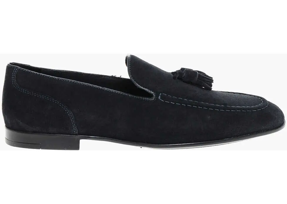 Mocasini CORNELIANI Cc Collection Suede Loafers With Tassels Blue Barbati (BM 17344003) 3