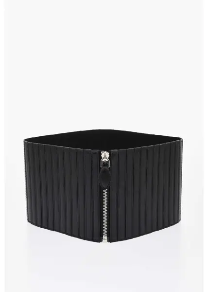 Curele Alaa Quilted Leather Waist Belt 140Mm Black Femei (BM 17344009) 2