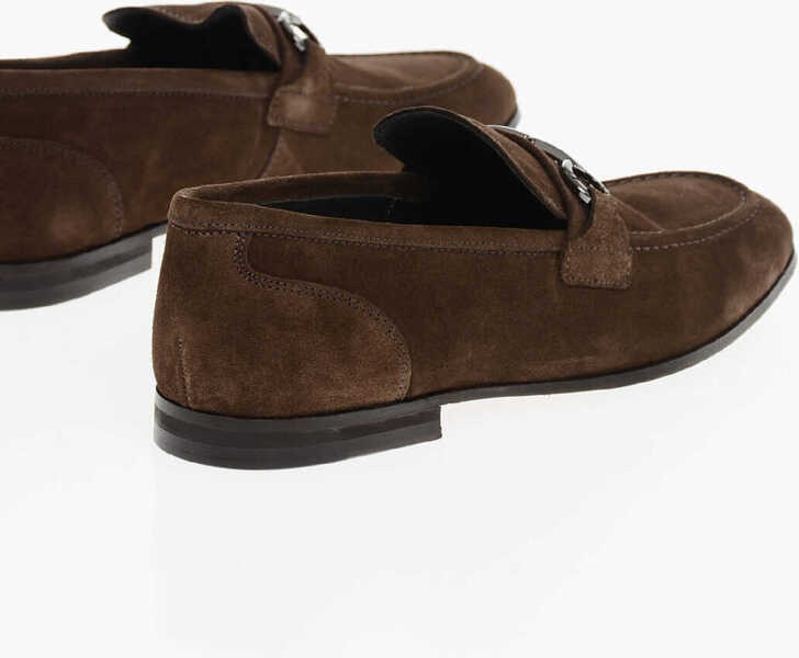 Mocasini CORNELIANI Suede Bit Loafers With Leather Sole Brown Barbati (BM 17344021) 2