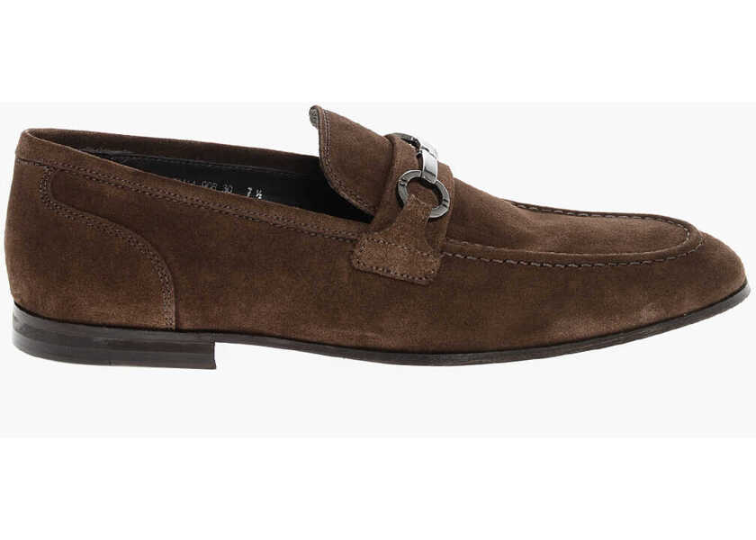 Mocasini CORNELIANI Suede Bit Loafers With Leather Sole Brown Barbati (BM 17344021) 3