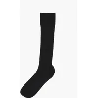 Sosete Wool Long Socks With Embroidery Femei