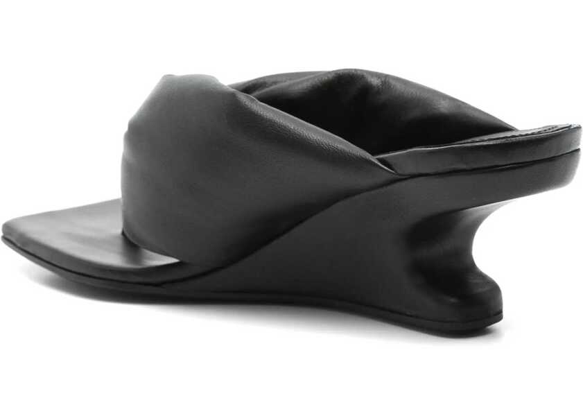 Sandale Rick Owens Leather Sandal BLACK Femei (BM 17344240) 3