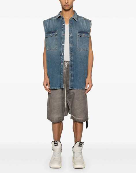 Pantaloni scurti Rick Owens Zippered Boxer Shorts DOVE Barbati (BM 17344333) 2