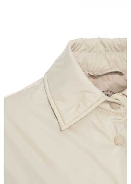 Jachete Save the Duck Padded Overshirt Elka Beige Femei (BM 17344642) 5