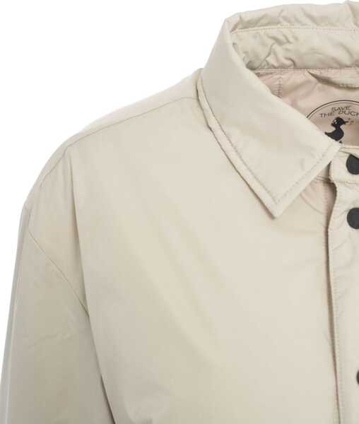 Jachete Save the Duck Padded overshirt Stellan Beige Barbati (BM 17344657) 5
