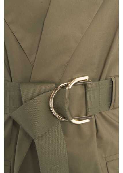 Sacouri Liu Jo Blazer with waist belt Green Femei (BM 17344666) 4
