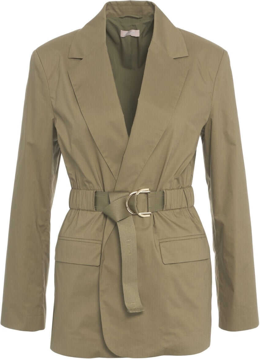 Sacouri Liu Jo Blazer with waist belt Green Femei (BM 17344666) 1