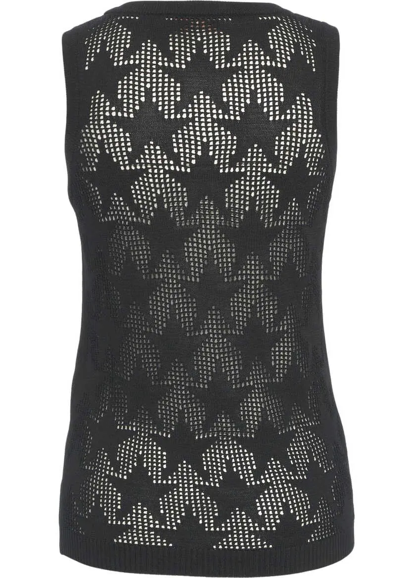 Tricouri AKEP Knit top Black Femei (BM 17344711) 3