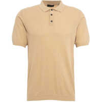 Tricouri Polo Textured knit polo shirt Barbati