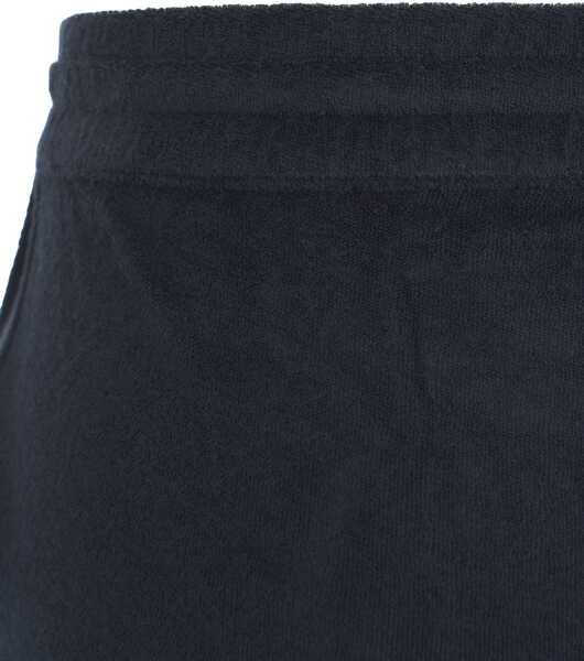 Pantaloni de trening Majestic Filatures Wide leg joggers in terry cloth Blue Femei (BM 17344726) 4