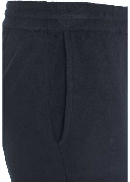 Pantaloni de trening Majestic Filatures Wide leg joggers in terry cloth Blue Femei (BM 17344726) 5