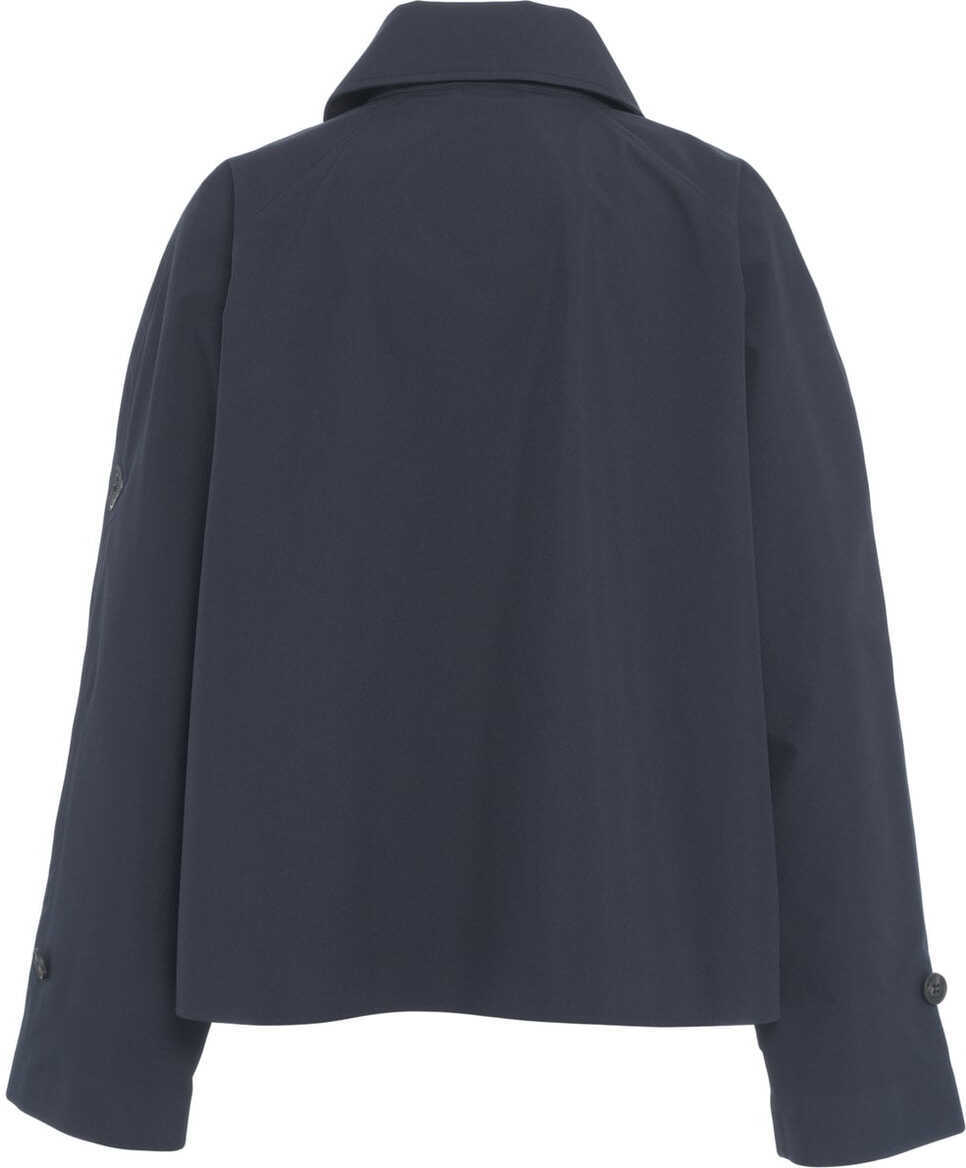 Paltoane Save the Duck Short trench coat Greta Blue Femei (BM 17344750) 3