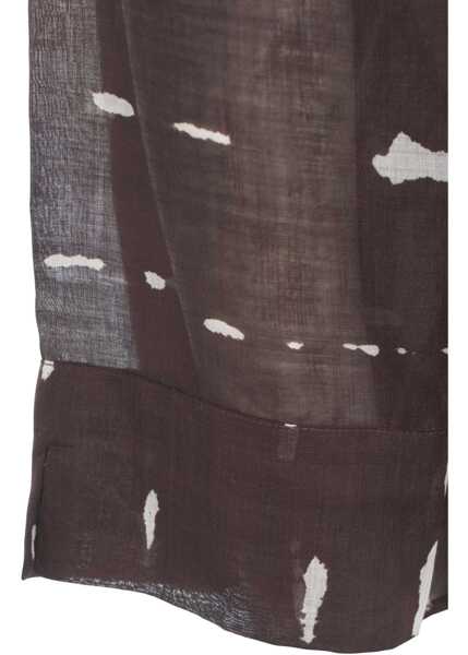 Bluze Otto d ame Blouse with print Brown Femei (BM 17344759) 4