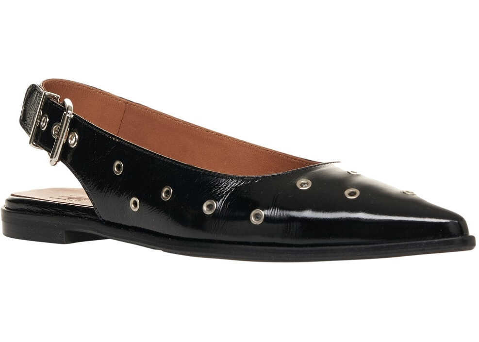 Balerini Billi Bi Slingback flats with studs Black Femei (BM 17344852) 3