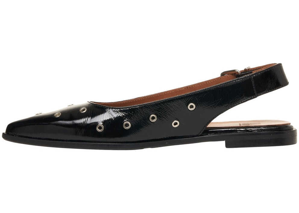 Balerini Billi Bi Slingback flats with studs Black Femei (BM 17344852) 4