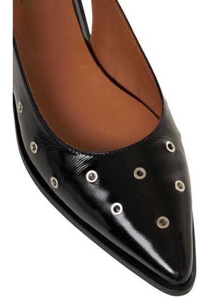 Balerini Billi Bi Slingback flats with studs Black Femei (BM 17344852) 5