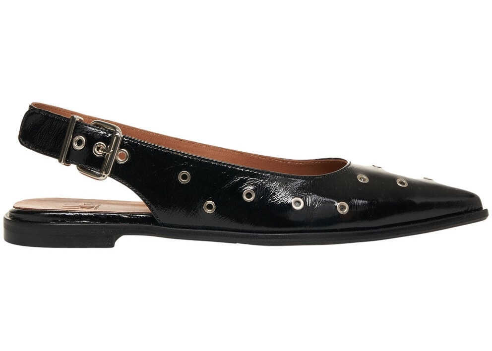 Balerini Billi Bi Slingback flats with studs Black Femei (BM 17344852) 1