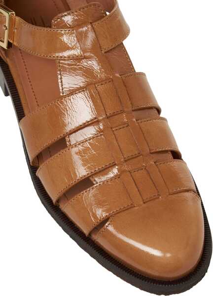 Sandale cu toc Billi Bi Leather sandals Brown Femei (BM 17344873) 5