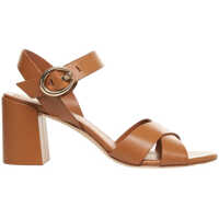 Pantofi cu toc Stuart Weitzman Heeled leather sandal 'Benni'