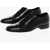 CORNELIANI Cc Collection Brsuhed Leather Oxford Shies Black