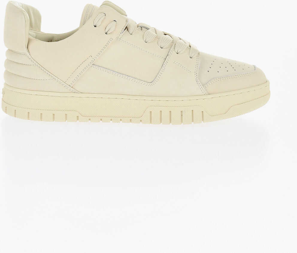 Sneakers 1989 STUDIO Solid Color Leather Low Top Sneakers Beige Barbati (BM 17344957) 3