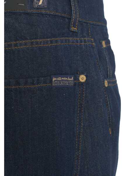 Blugi drepti 7 For All Mankind Straight leg jeans Blue Barbati (BM 17345095) 4
