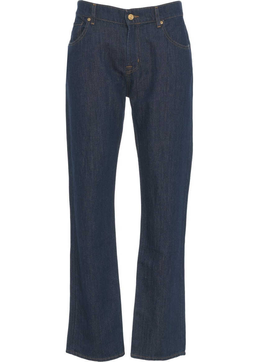 Blugi drepti 7 For All Mankind Straight leg jeans Blue Barbati (BM 17345095) 1