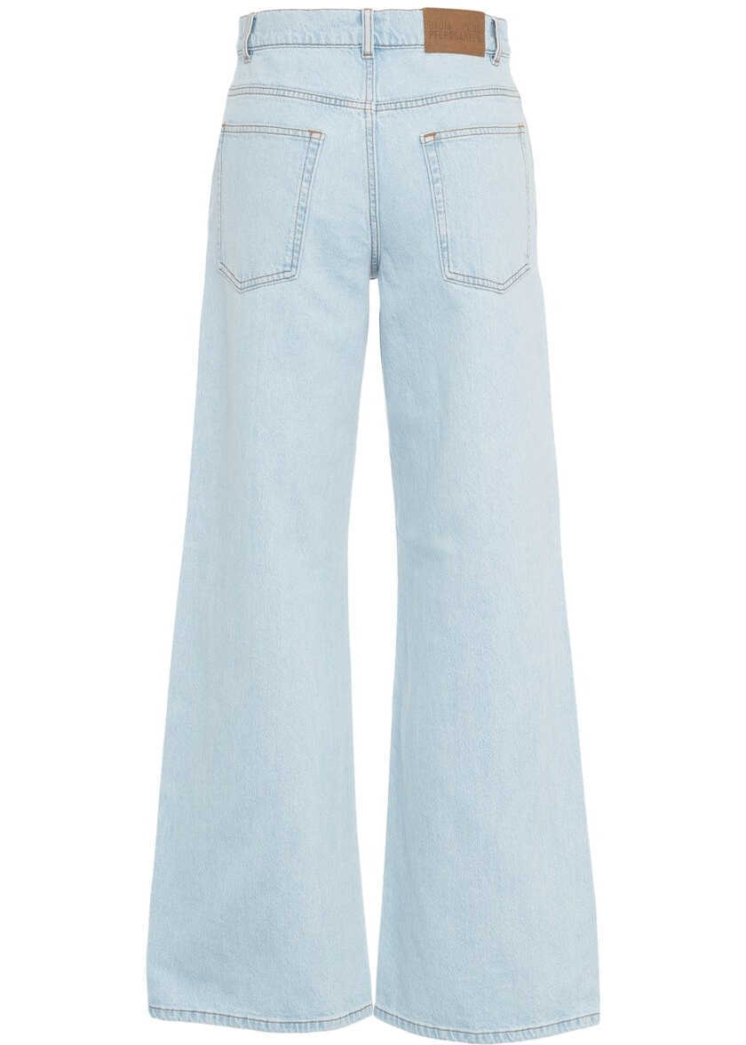 Blugi evazati Baum und Pferdgarten Wide leg jeans Nicocette Blue Femei (BM 17345098) 3