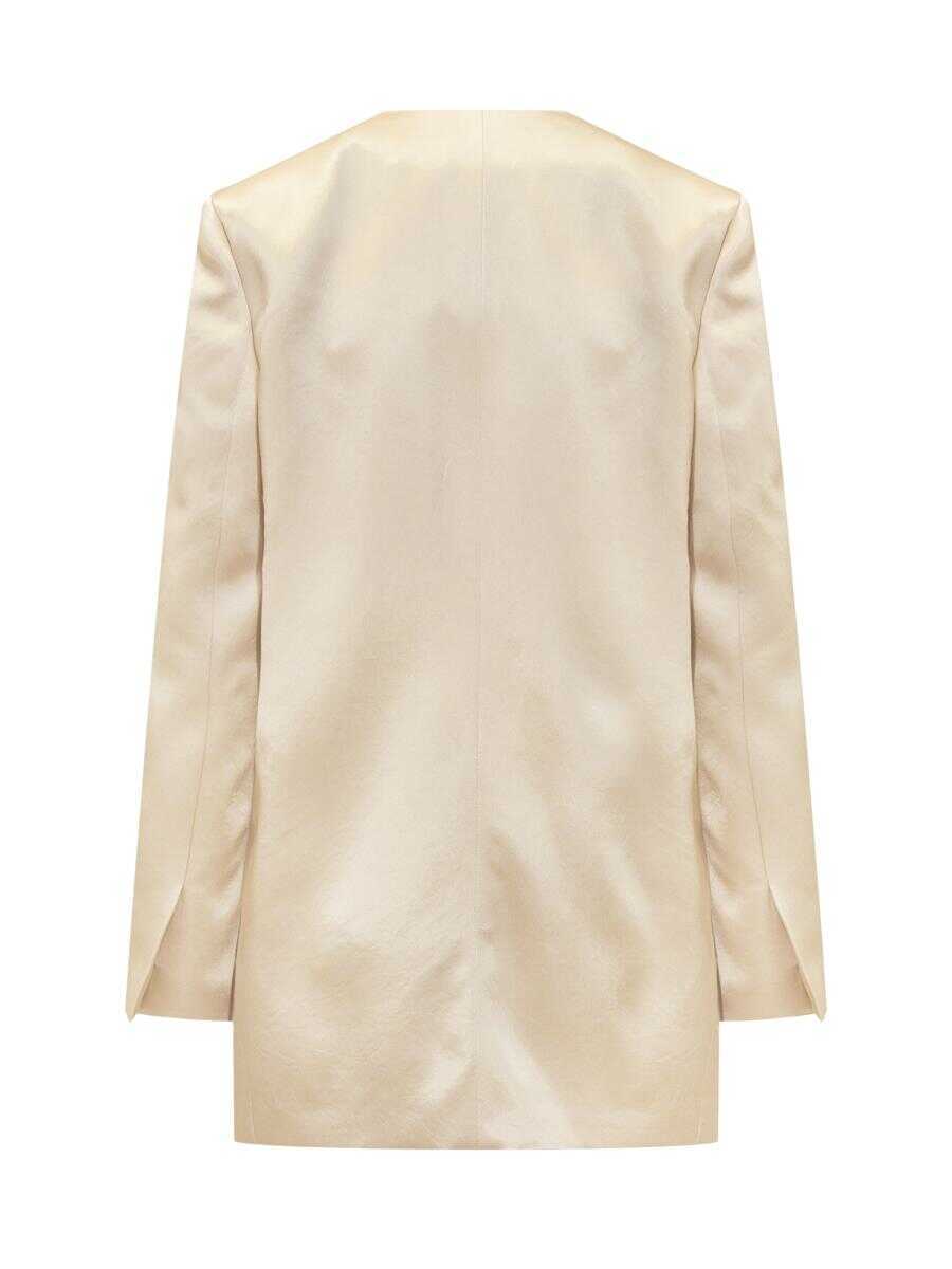 Sacouri Philosophy Philosophy Di Lorenzo Serafini Duchesse Blazer GOLD Femei (BM 17345265) 2
