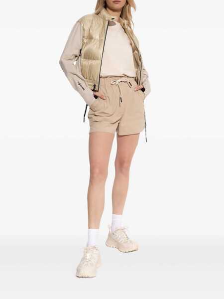 Pantaloni casual Moncler Grenoble Moncler Grenoble Shorts Beige Femei (BM 17346243) 2