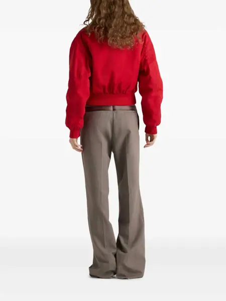 Bomber jacket Prada Prada Cotton Bomber Jacket RED Femei (BM 17346246) 3