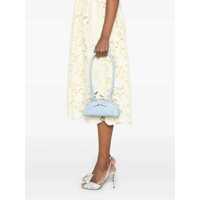 Genti de umar Self-Portrait Dama - Genti de umar Self-Portrait Self-Portrait Light Blue Leather Shoulder Bag BLUE Femei (BM 17346297) - B-mall.ro