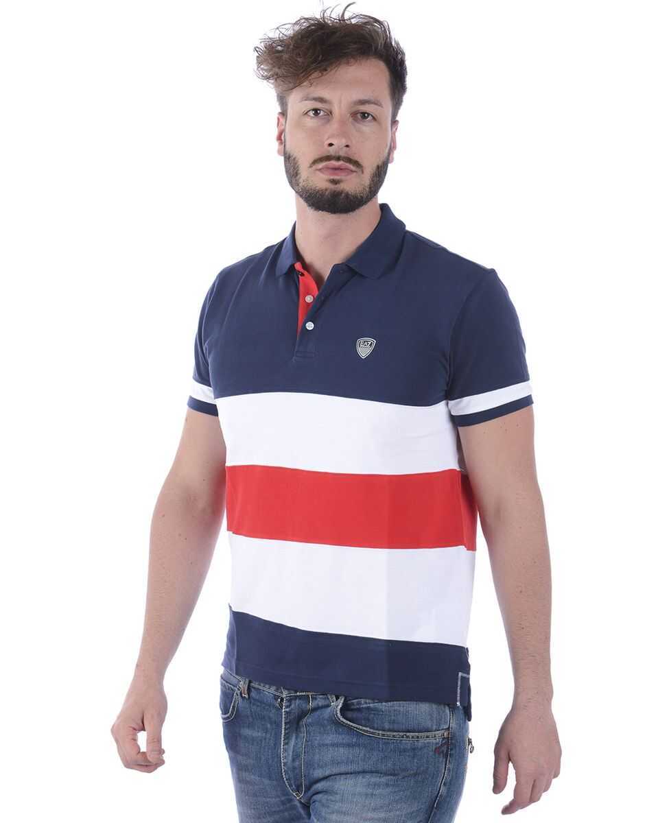 Topuri EA7 Ea7 Emporio Armani Topwear BLUE Barbati (BM 17346414) 3